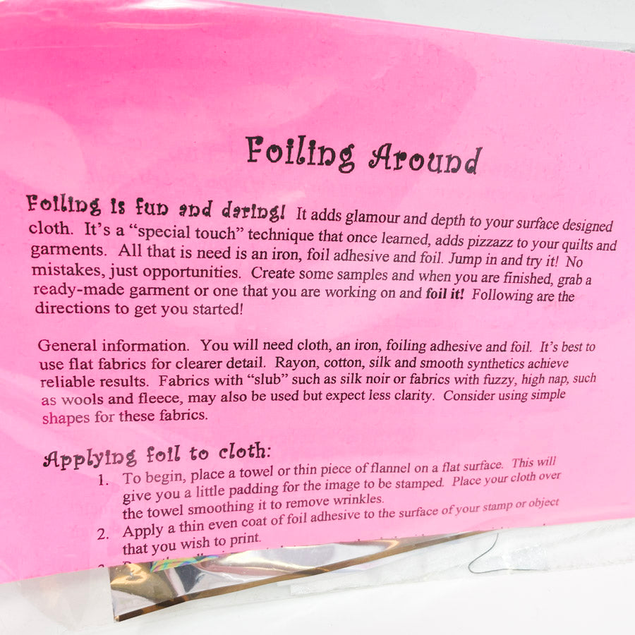 Foiling Around - Foil Sheets for Fabric