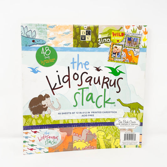 Kidosauraus Stack 12 x 12 Scrapbook Paper