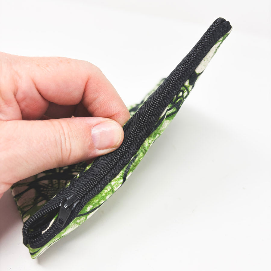 Green Floral Pattern Storage Bag