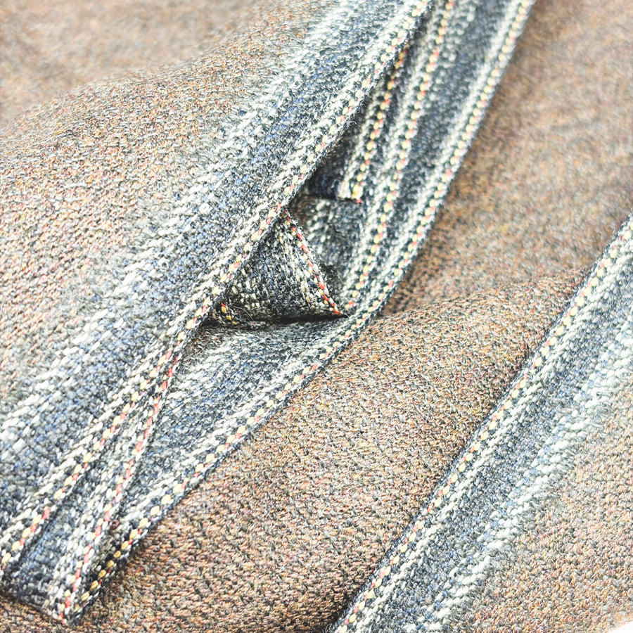 Appx 3 Yds Brown Wool Blend Apparel Fabric
