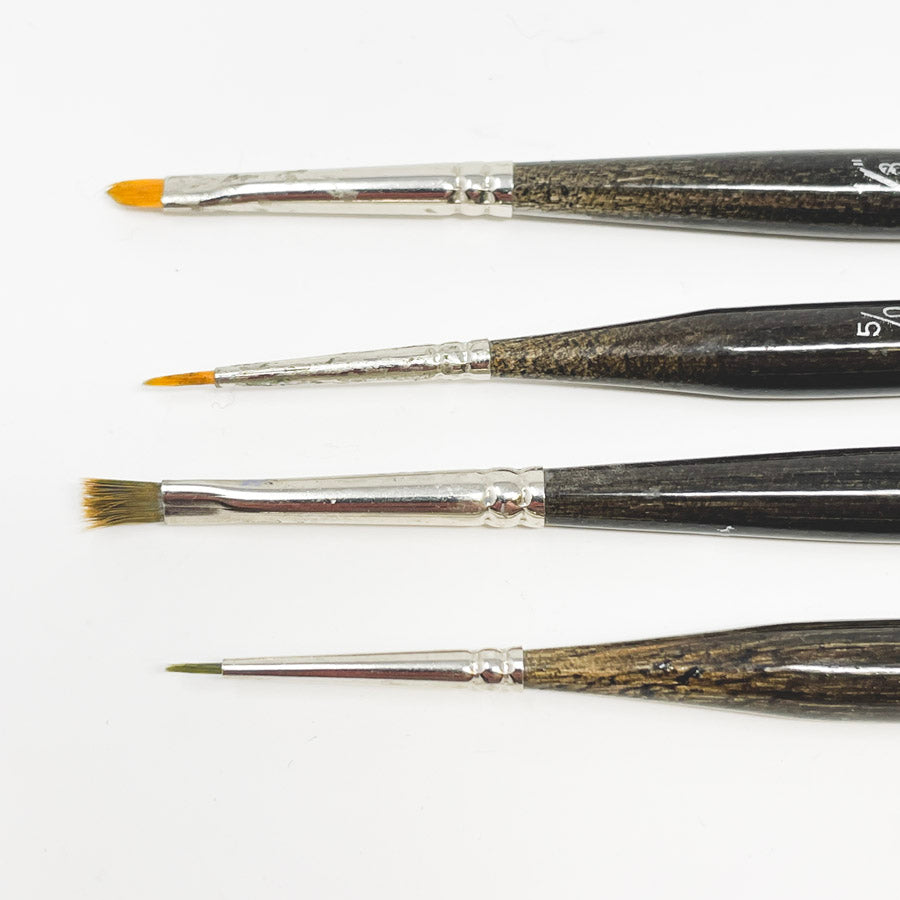 Bundle of Four Master's Touch Detail Paintbrushes