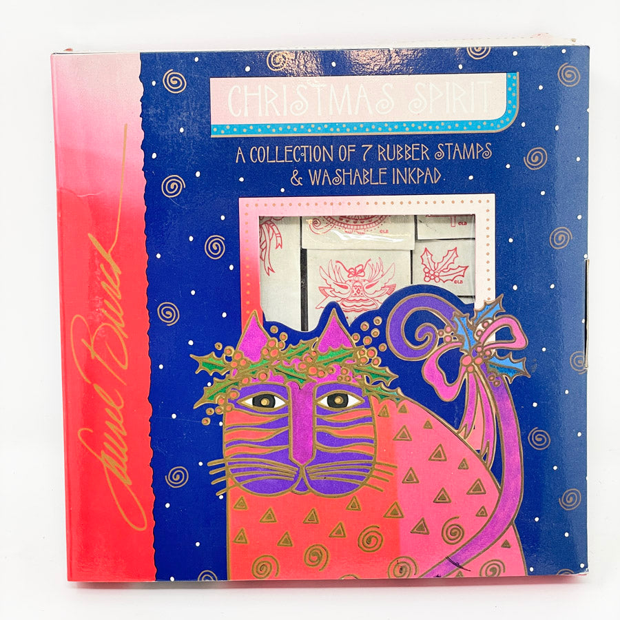 Christmas Spirit Foam Rubber Stamp Set - Laurel Burch