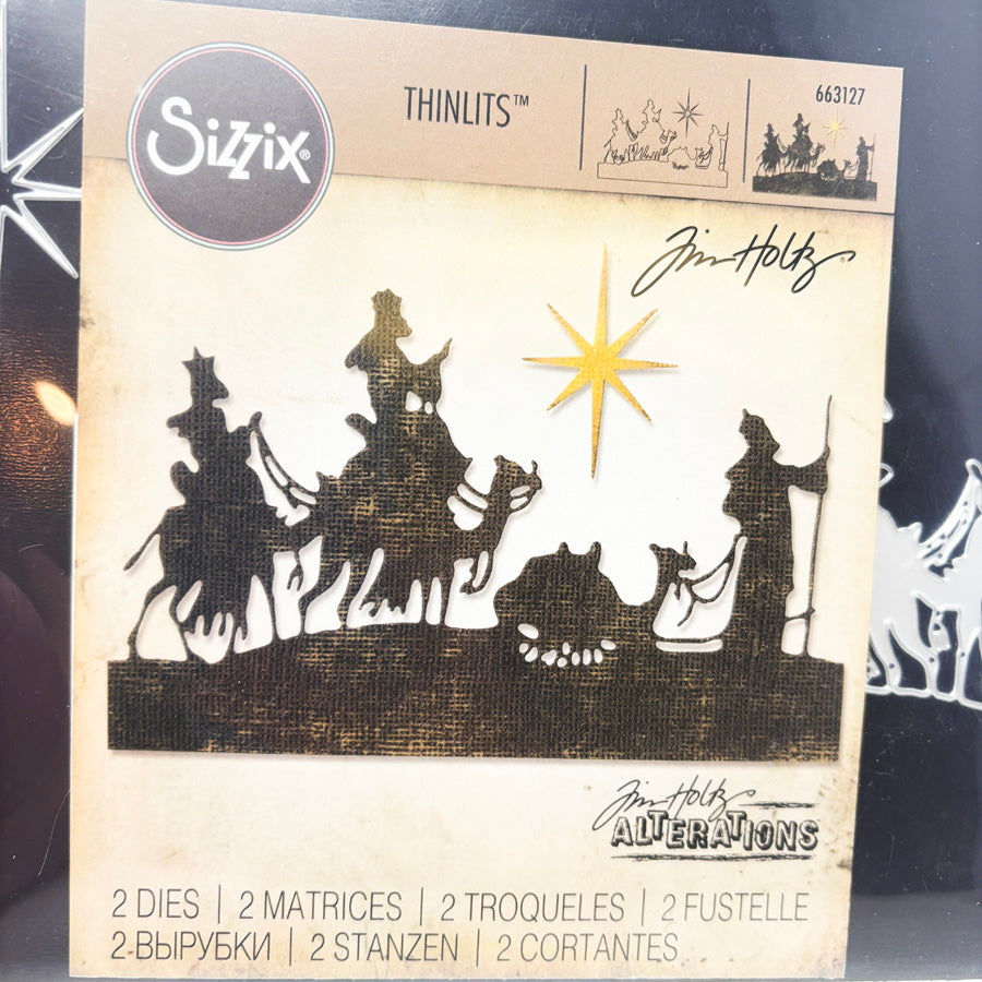 Tim Holtz's Die – Sizzix Thinlits Wise Men - 663127