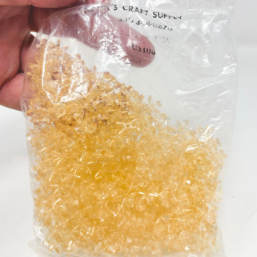 Bolek Peach Star Beads Bag