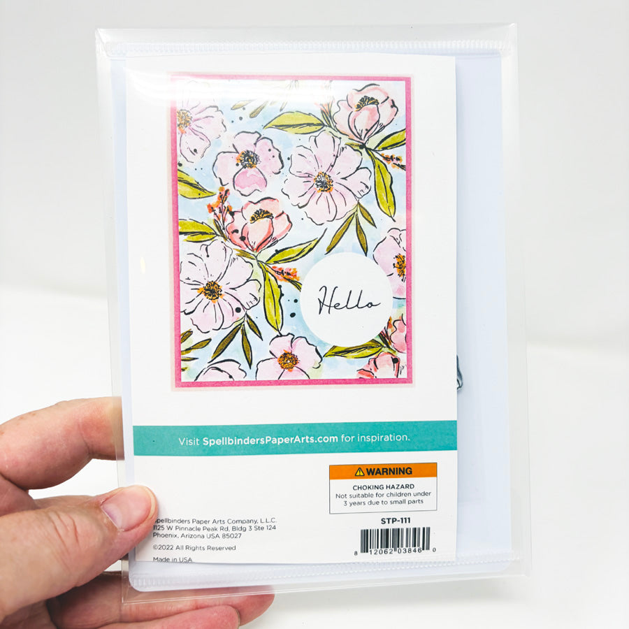 Spellbinders "Graceful Blooms" Clear Stamp Set