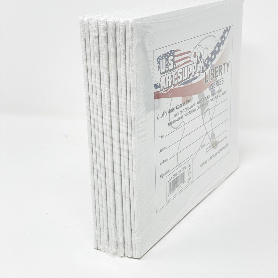 American Art Supply Liberty 8" x 10" Canvas Panel (12)