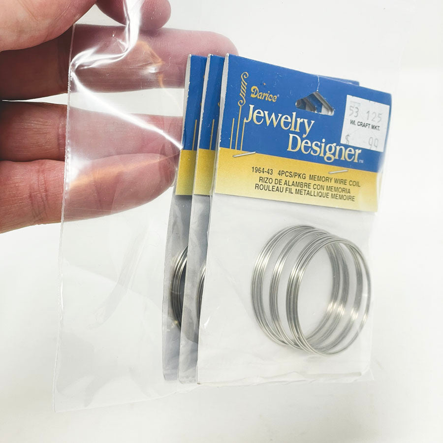 Bundle of Darice Memory Wire Coil - 3 Four Packs