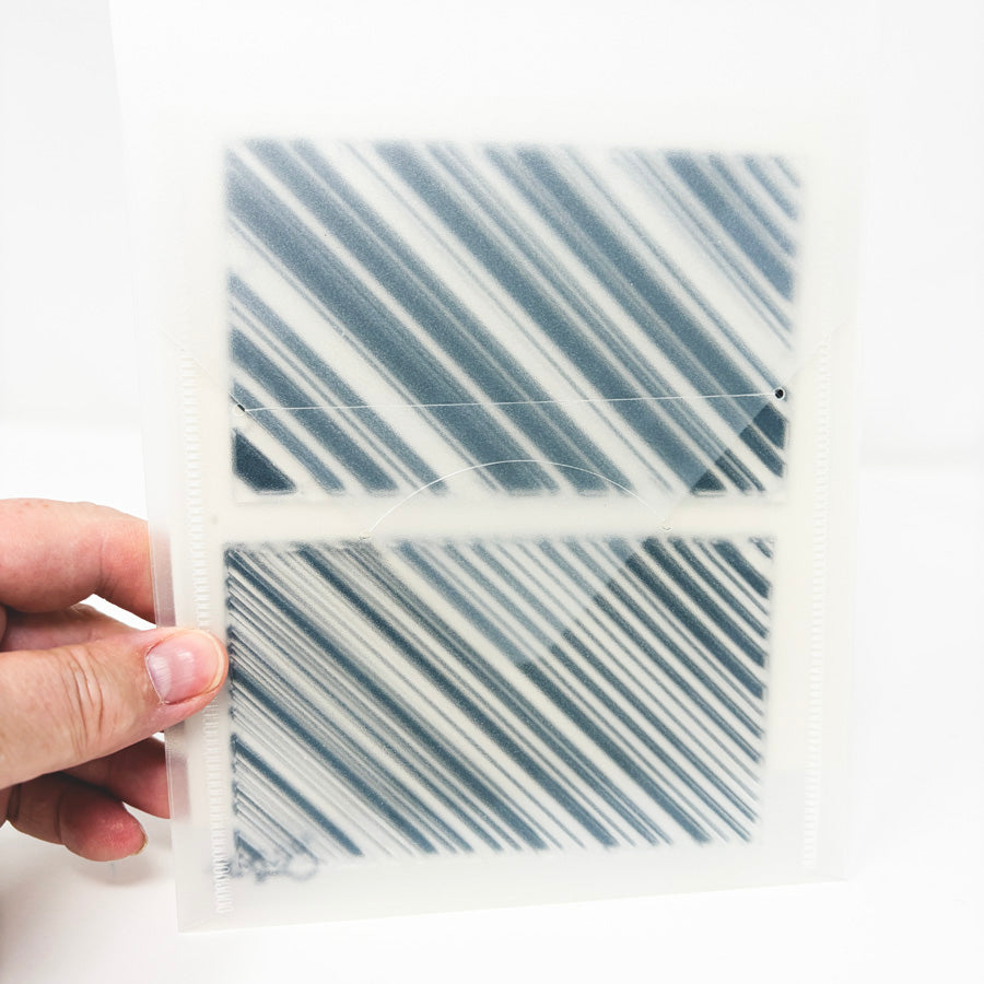 Sizzix/49 and Market "Candy Stripes" Clear Stamp Set