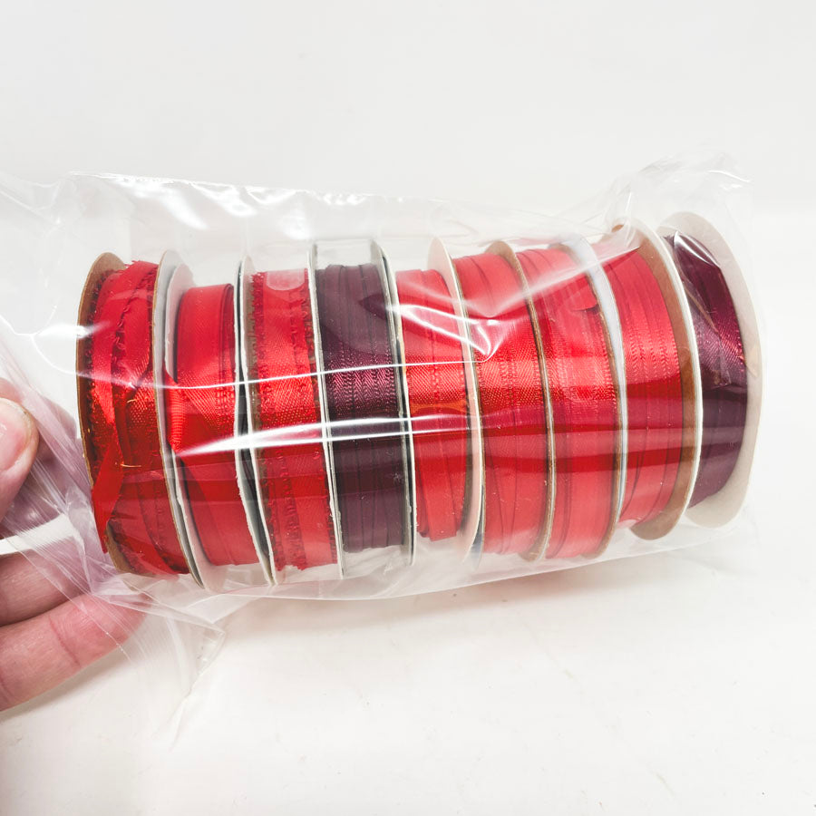 Bright Reds Ribbon Bundle (9)