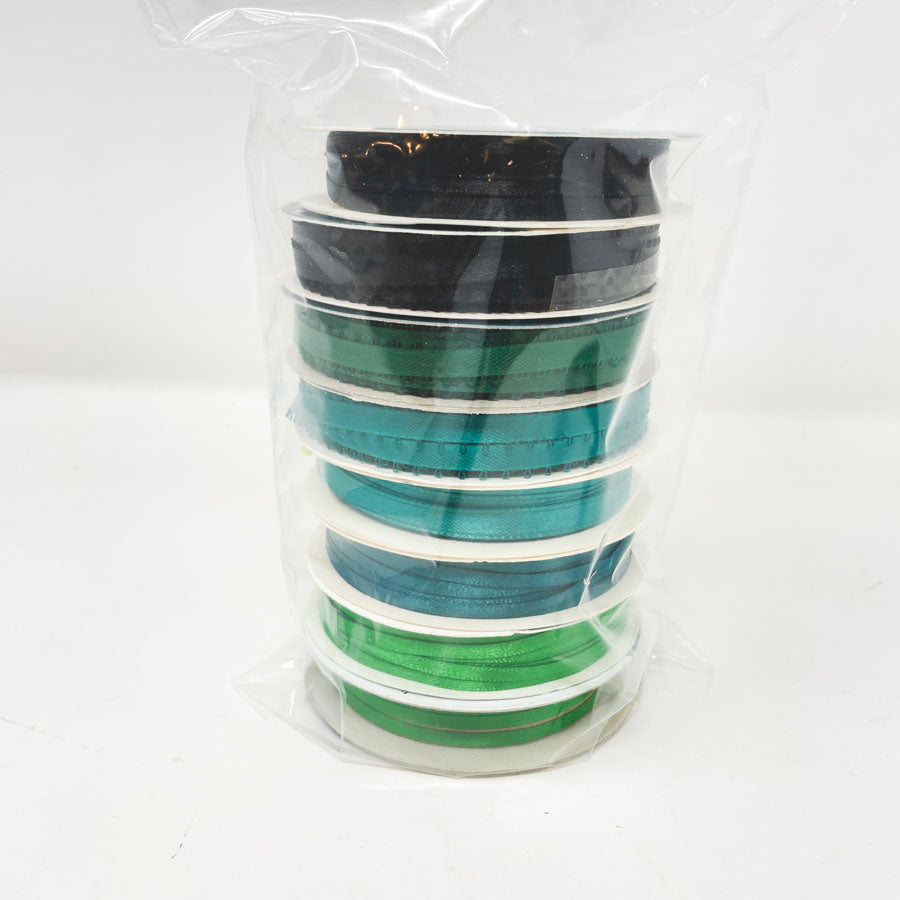 Green to Black Ribbon Bundle (8)