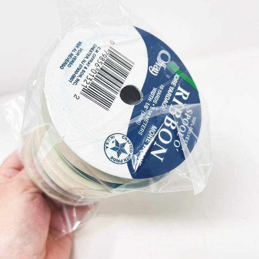 Green to Black Ribbon Bundle (8)