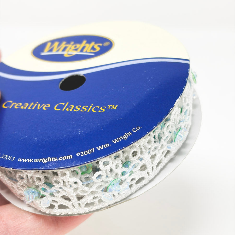 Wrights Lacey Sequin Trim