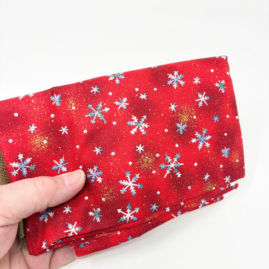 Warm Wishes - Snowman Cross Stitch Kit with Fabric