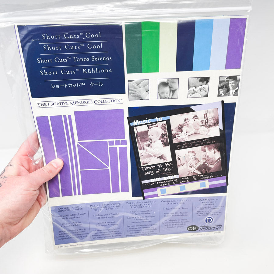 Creative Memories Short Cuts Cool Die Cut Photo Mounting Paper