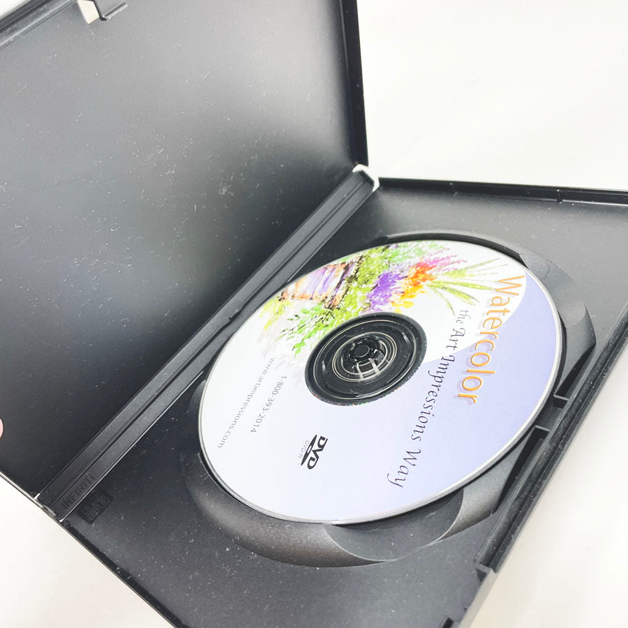 Watercolor Stamping How To DVD - "Watercolor the Art Impressions Way"