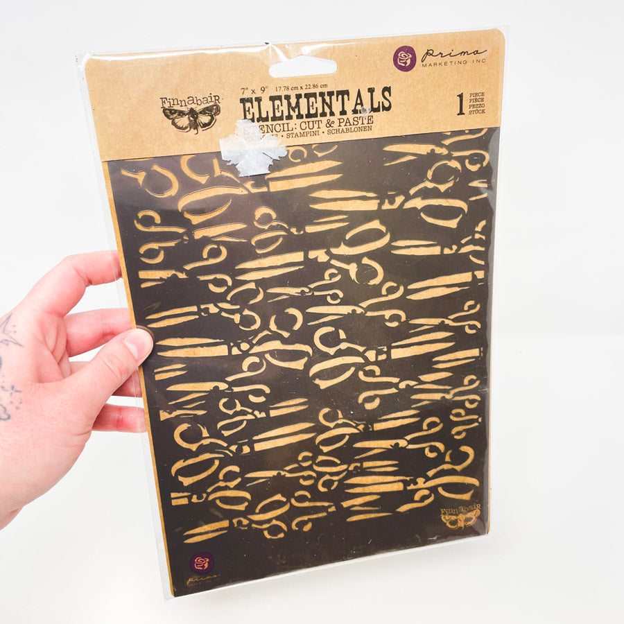 Finnabair Elementals Stencil