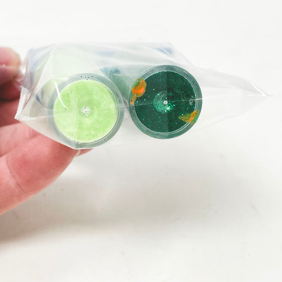 3 Piece Blue Green Glitter Bundle