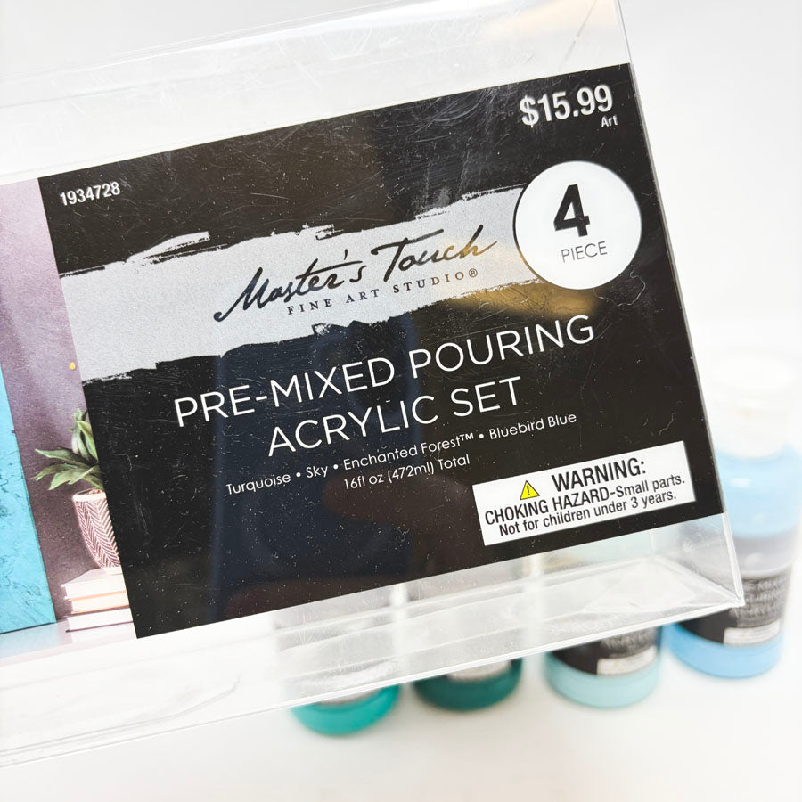 Master's Touch Pre-Mixed Pouring Acrylic Set