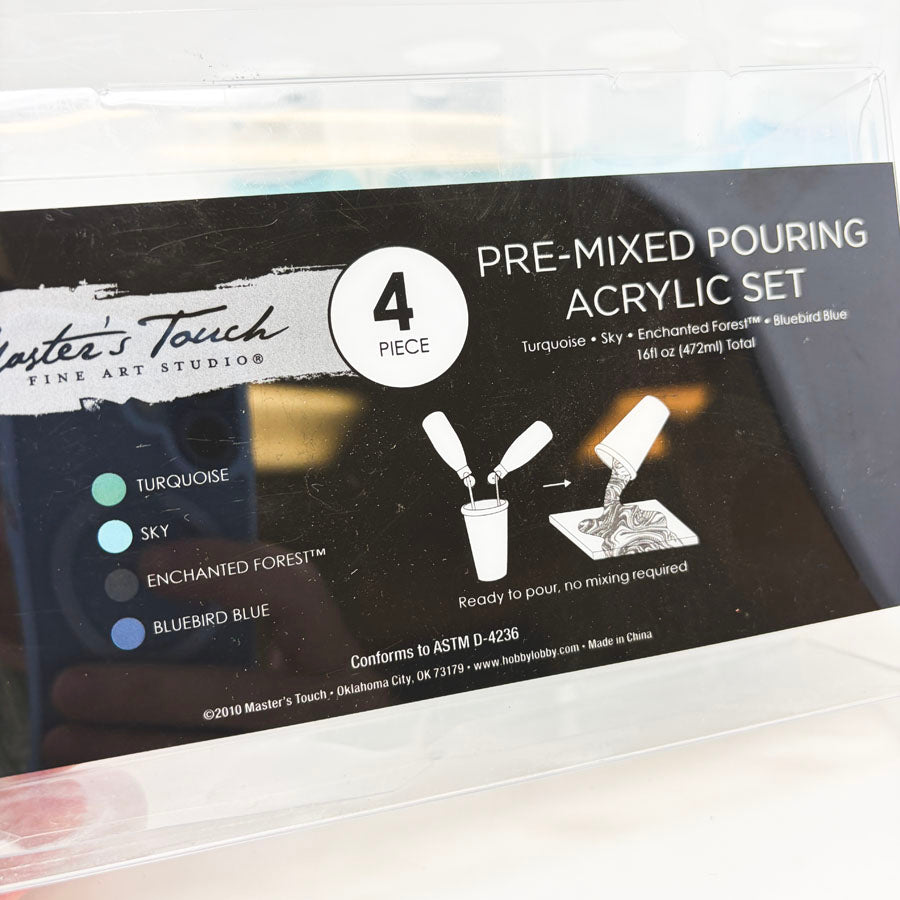 Master's Touch Pre-Mixed Pouring Acrylic Set