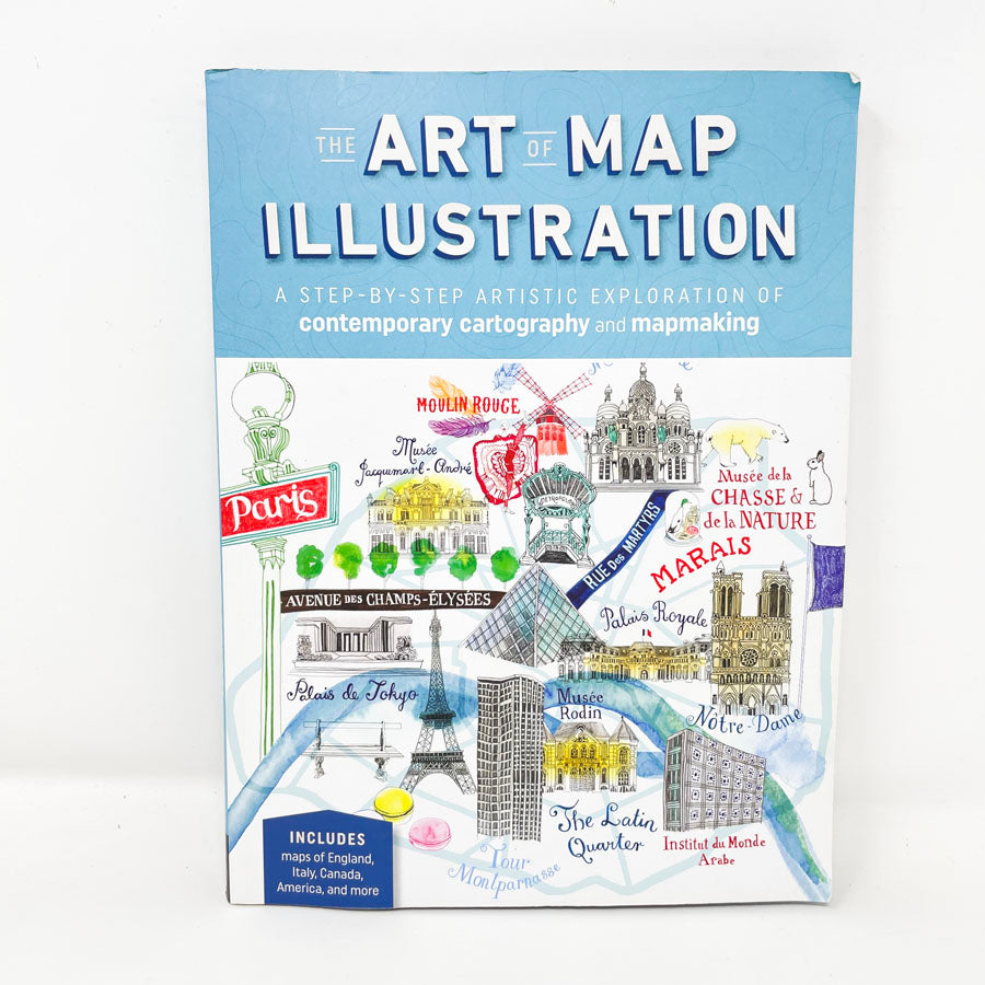 The Art of Map Illustration Book - Walter Foster Book