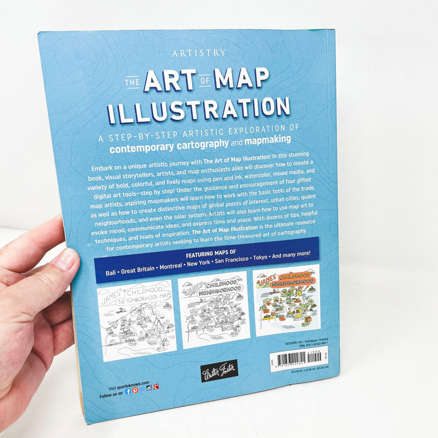 The Art of Map Illustration Book - Walter Foster Book