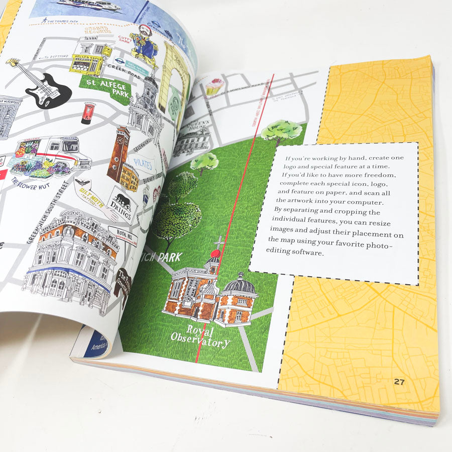 The Art of Map Illustration Book - Walter Foster Book