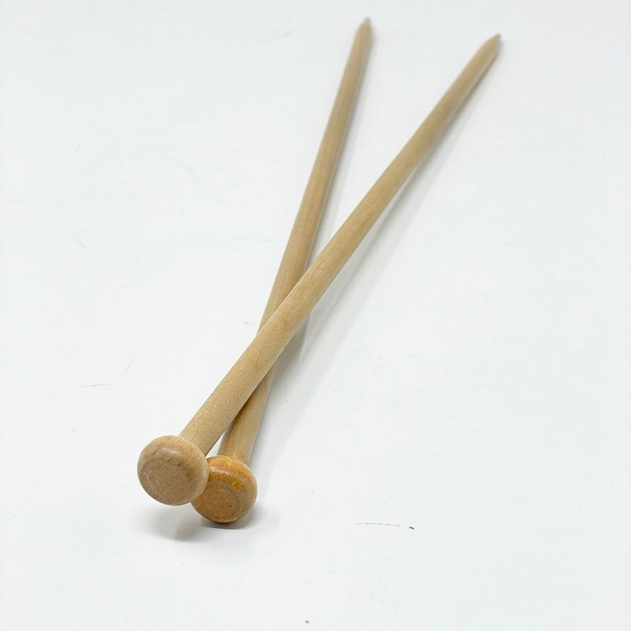 Stock Item: Wooden Knitting Needles - Pick a Size