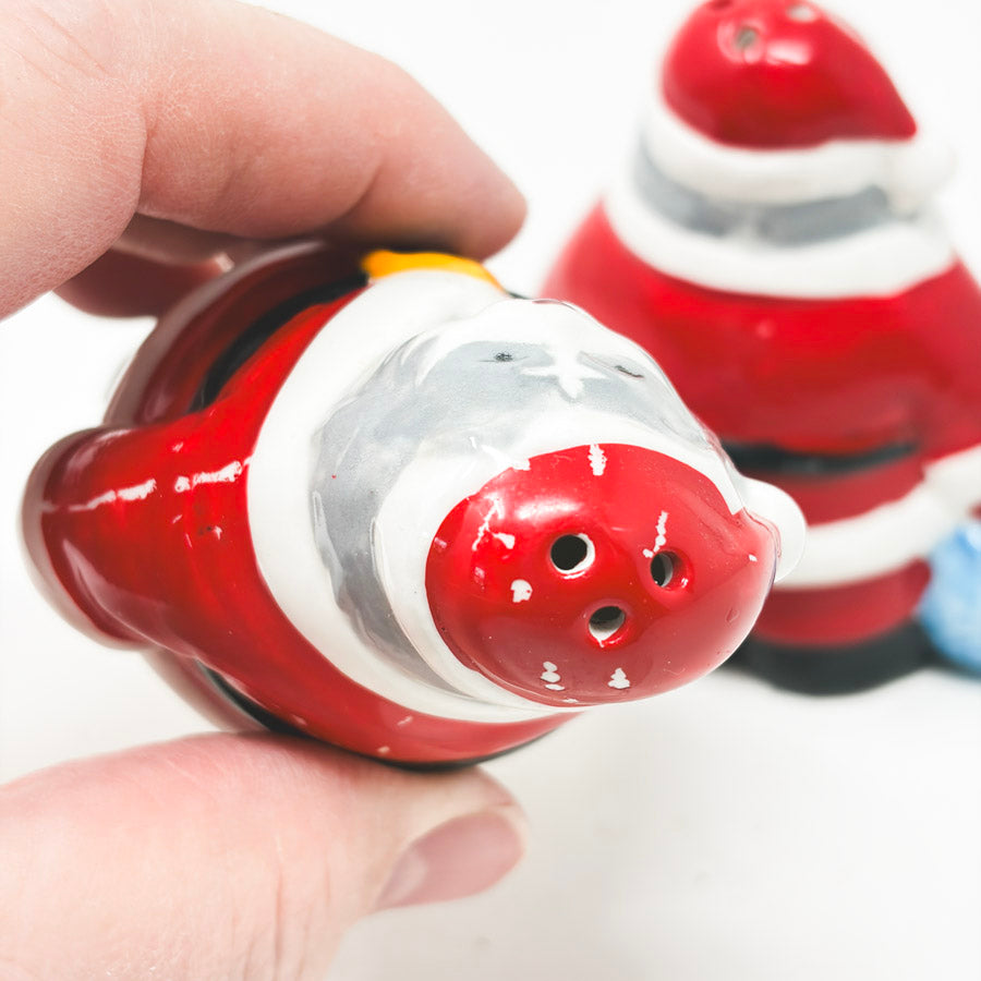 Santa Cats Salt & Pepper Shaker Set