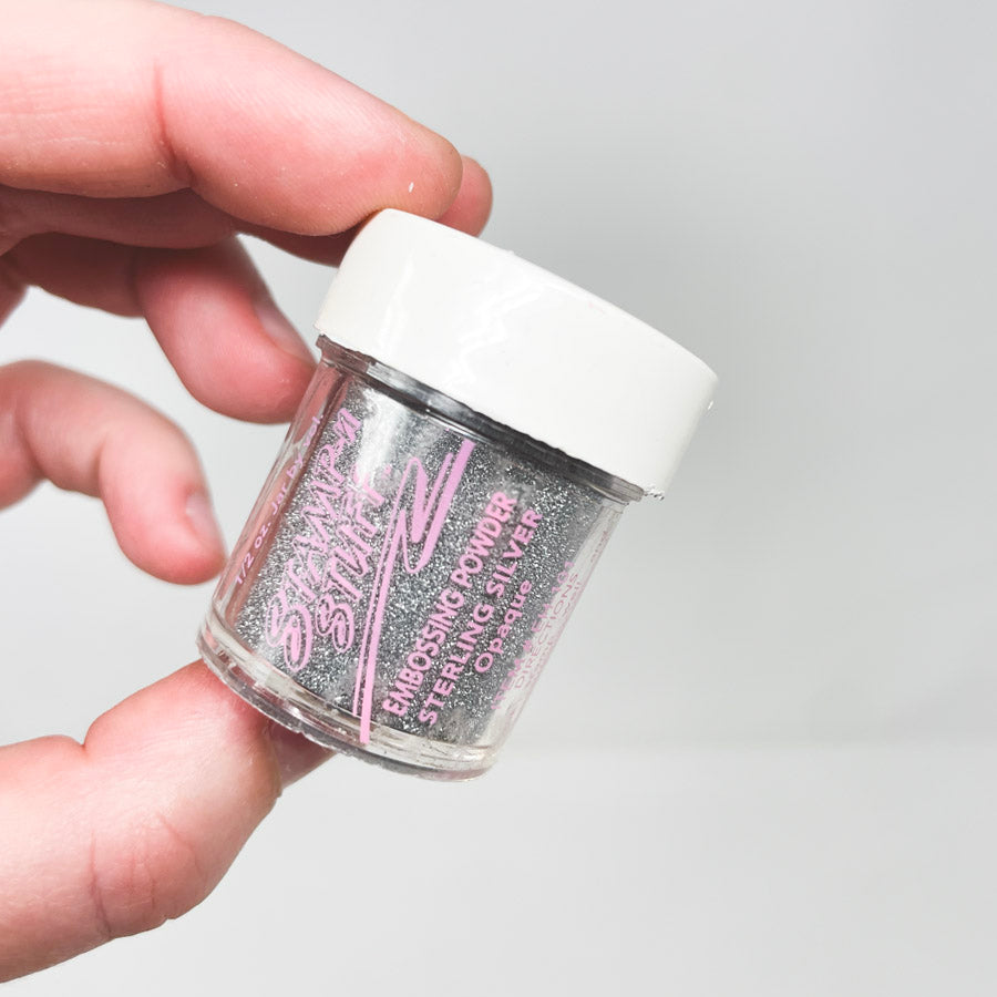 Stamp N' Stuff Opaque Sterling Silver Embossing Powder