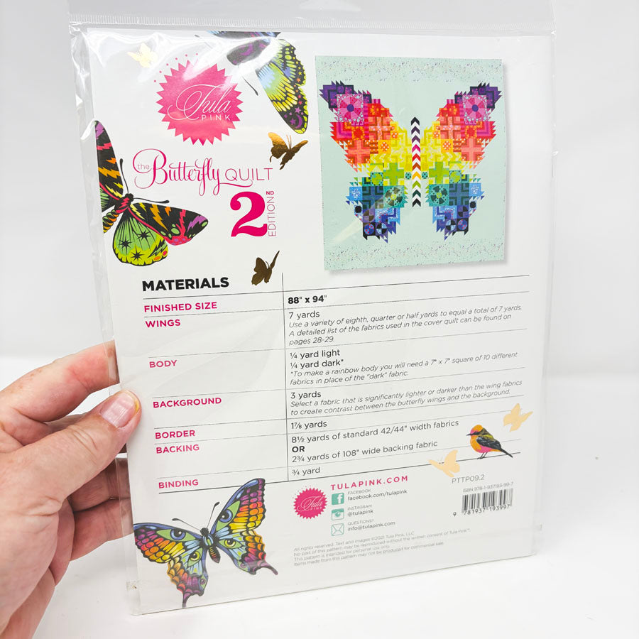 Tula Pink Butterfly Quilt Pattern 2nd Edition