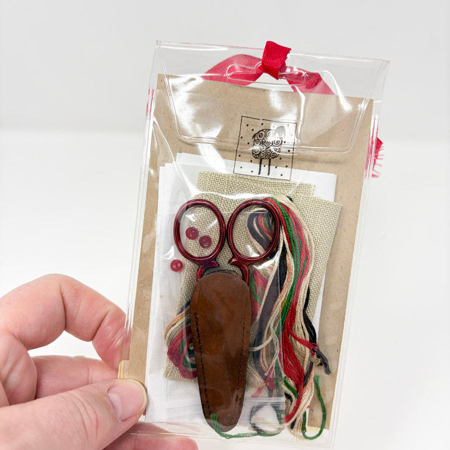 St. Nick Scissor Companion Cross Stitch Kit