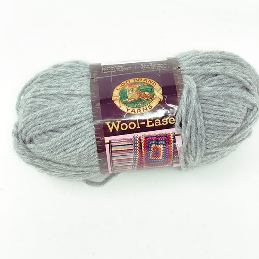 Grey Heather Wool Ease - Lion Brand Yarn