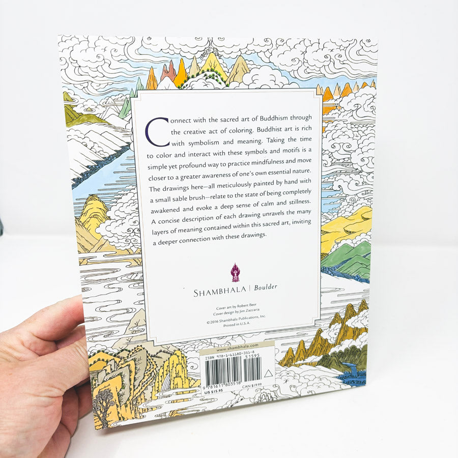 Buddhist Art Coloring Book – Auspicious Symbols