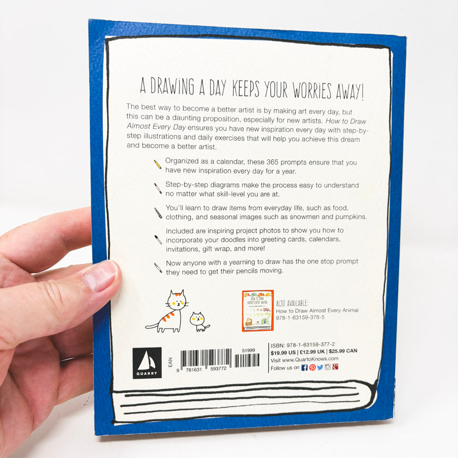 How to Draw Almost Every Day Book by Kamo