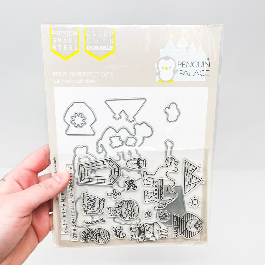 Penguin Palace Mysterious Egypt Stamp and Cutting Die Bundle