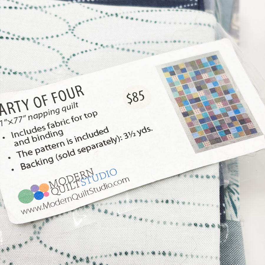 Modern Quilt Studio - Party of Four - 51" x 77" Napping Quilt