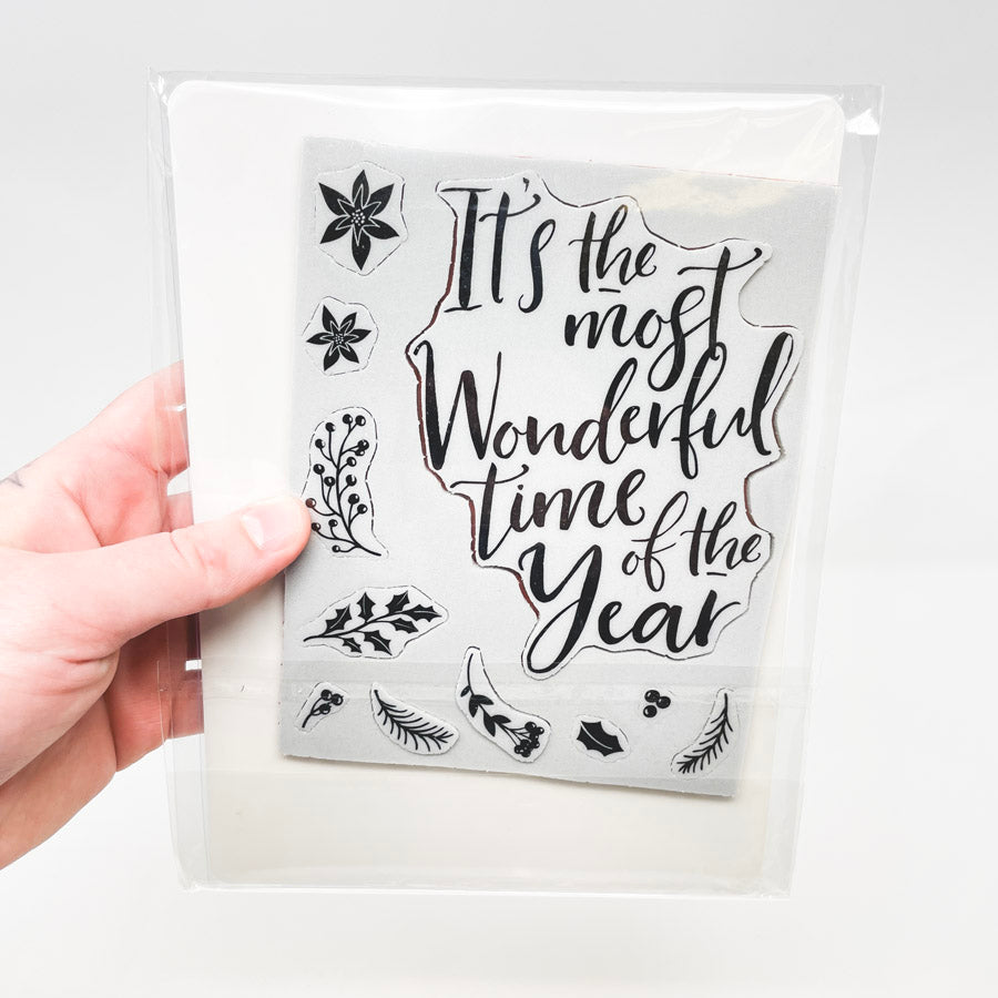 Fun Stampers Journey Most Wonderful Time of the Year Stamp