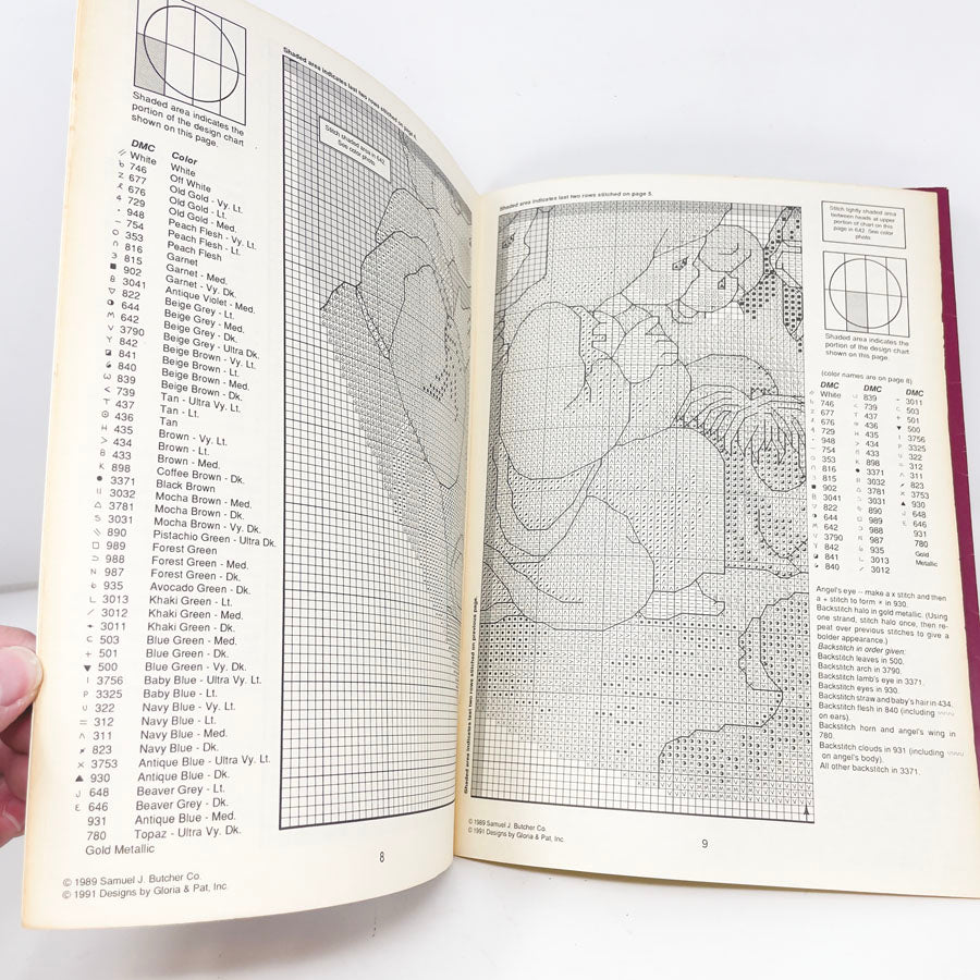 Come Let Us Adore Him Cross Stitch Pattern – Precious Moments Chapel Series 1991