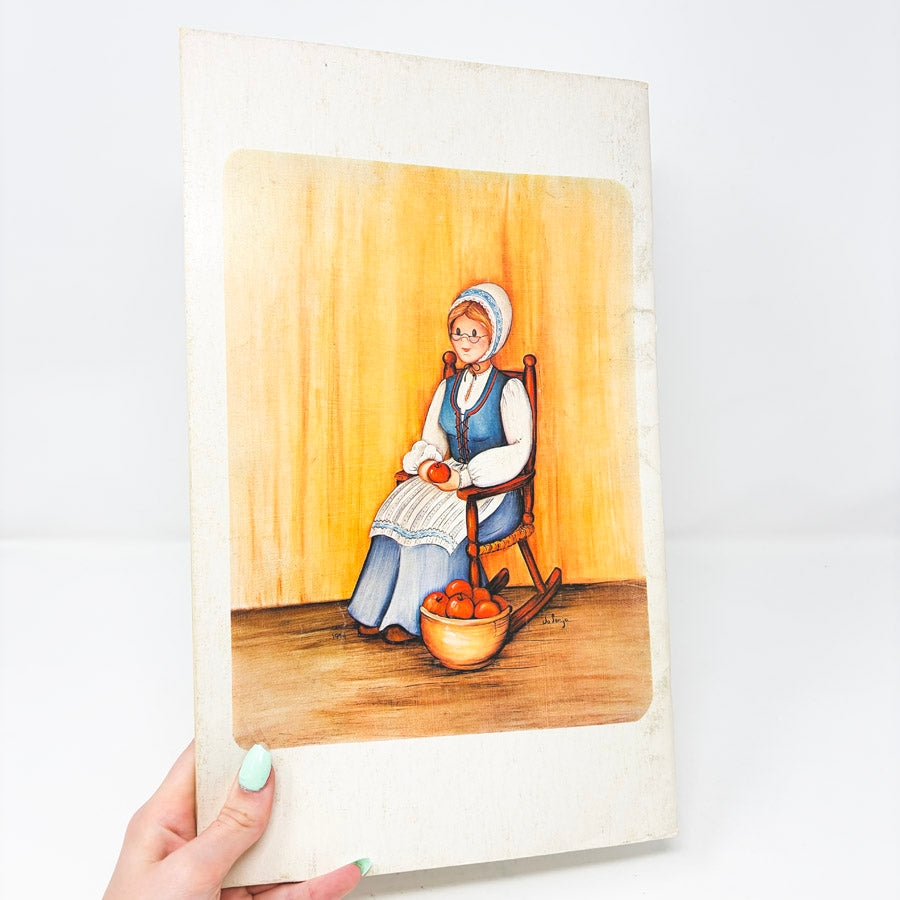 Vintage (Couple on Cover) "Folk Art Expressions of Joy" Painting Booklet by Jo Sonja Jansen