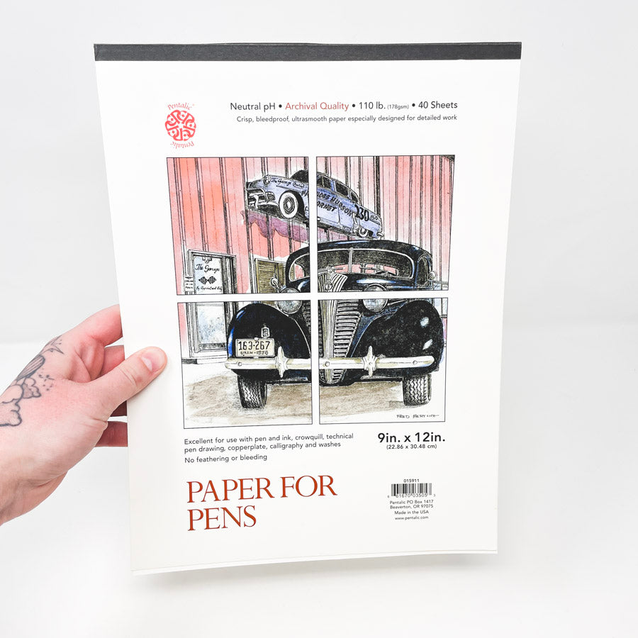 9" x 12" Pentalic Paper for Pens Pad