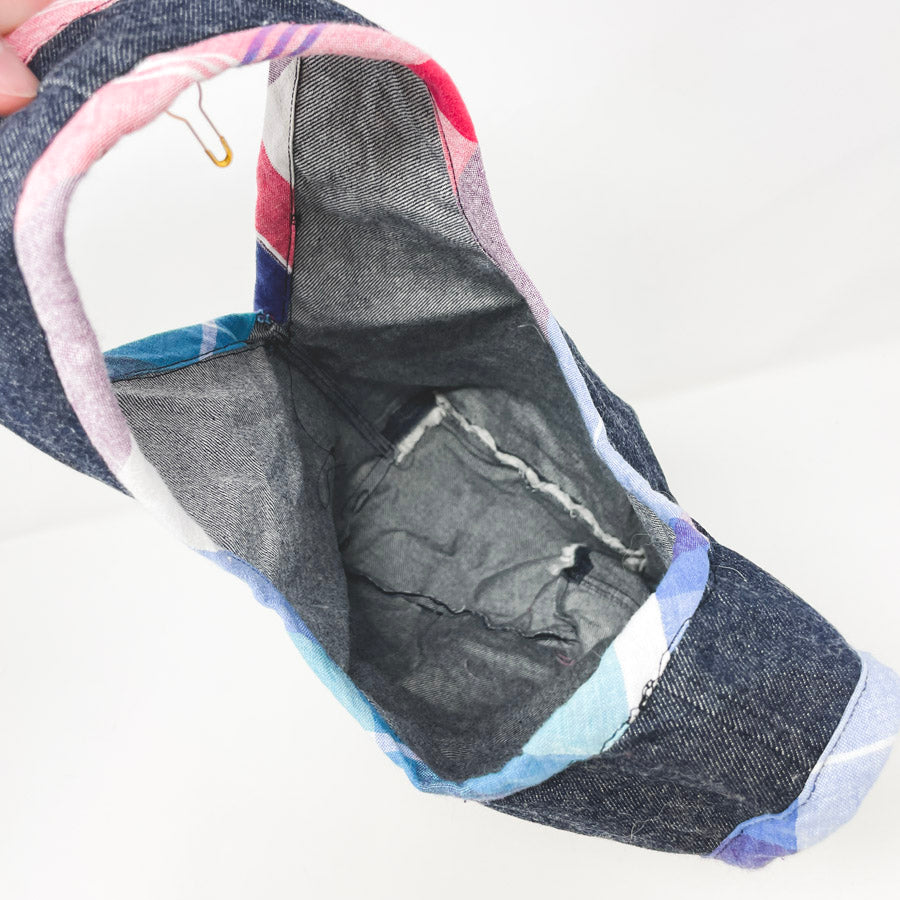 Handmade Denim Project Bag