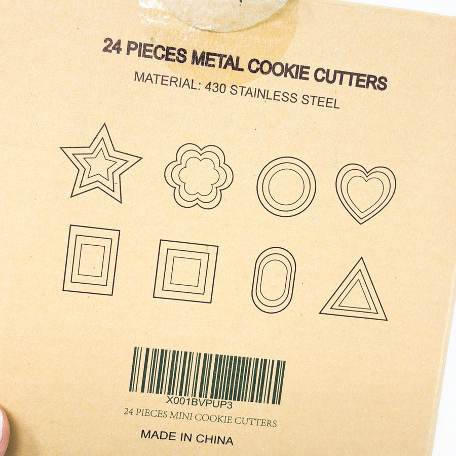 24 SiengHai Mini Fondant Cutters