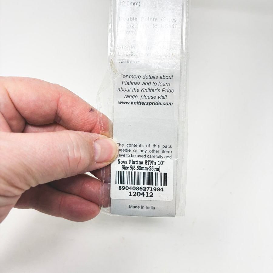 Knitter's Pride Nova Platina Knitting Needles - US 9