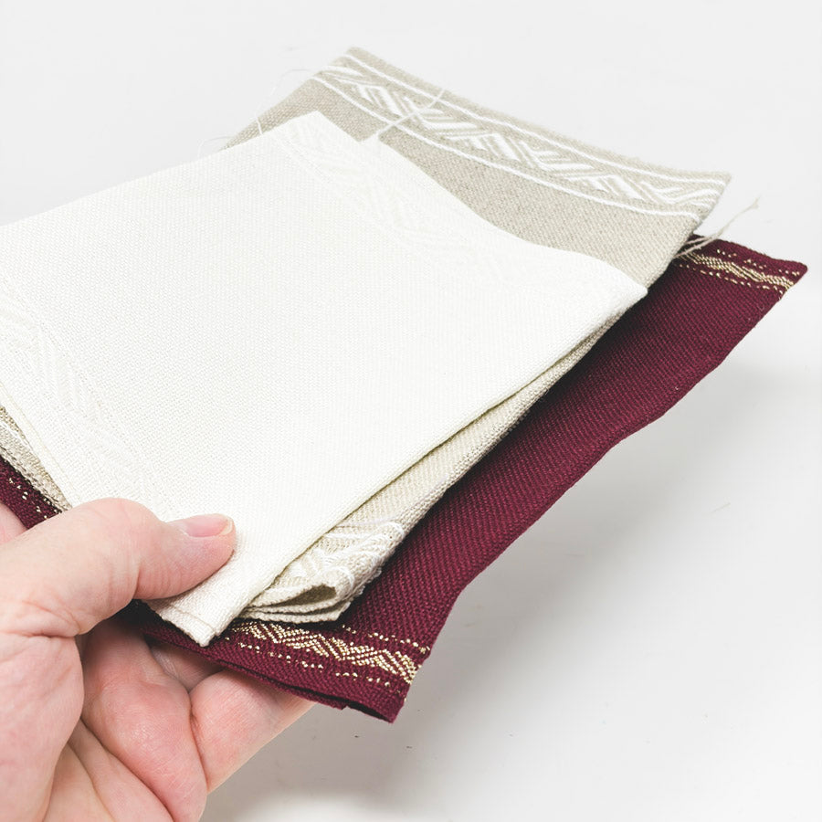 Fine Count Wide Linen Banding Bundle (3)