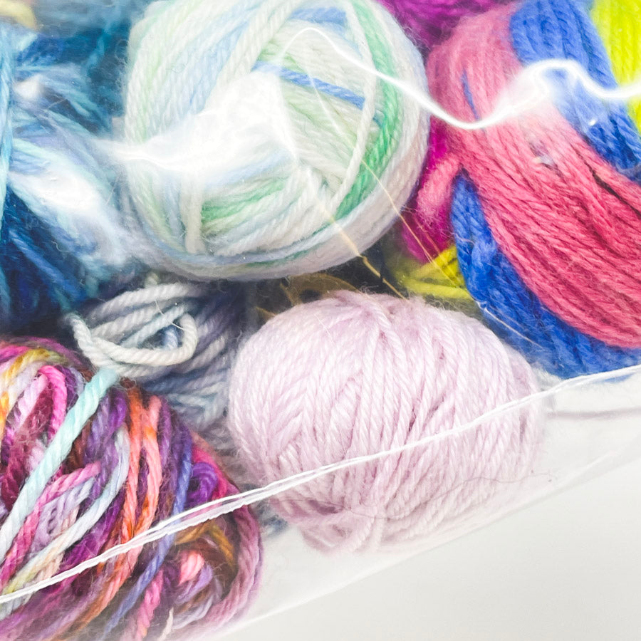 6" x 9" Stripey Yarn Ball Bundle