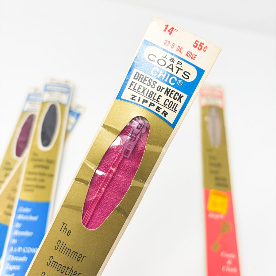 J & P Coats Dress - Neck Zippers