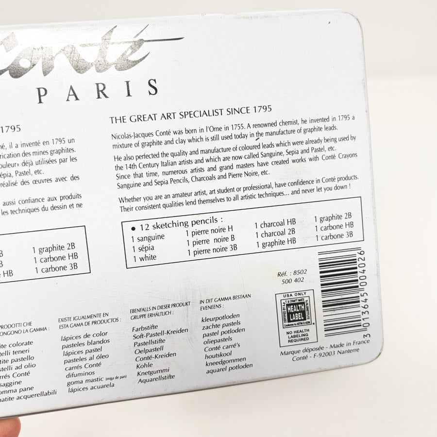 12 pc Conte a Paris The Sketch Set