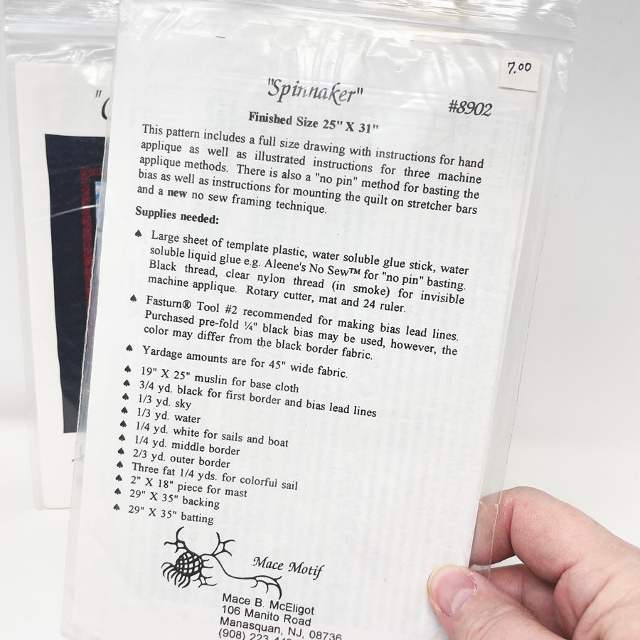 Mace Motif Stained Glass Quilt Patterns - Pick a Design