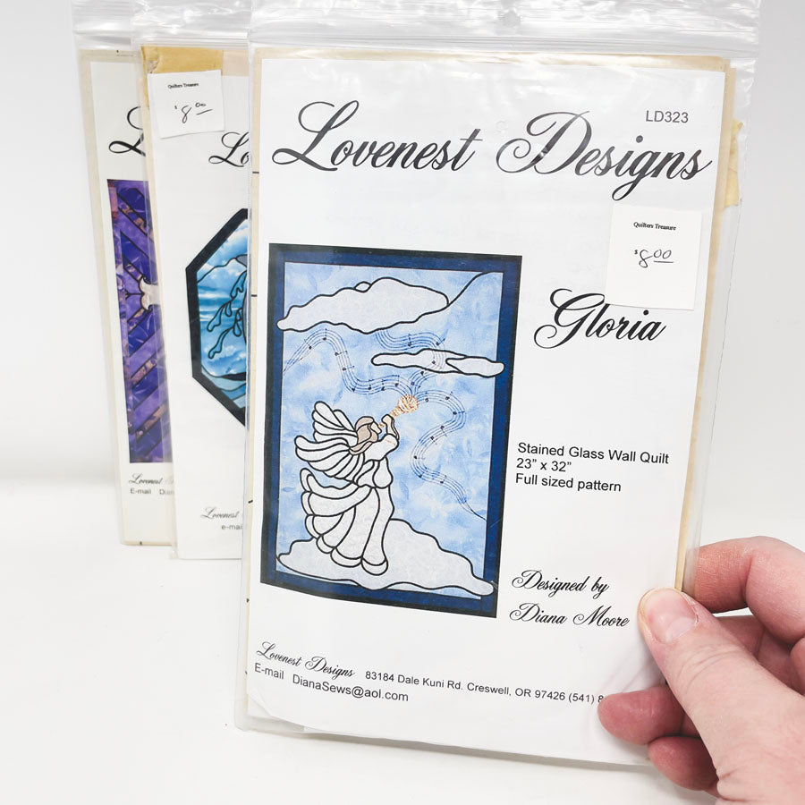Lovenest Designs Stained Glass Quilt Patterns - Pick a Design