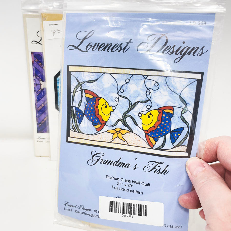 Lovenest Designs Stained Glass Quilt Patterns - Pick a Design